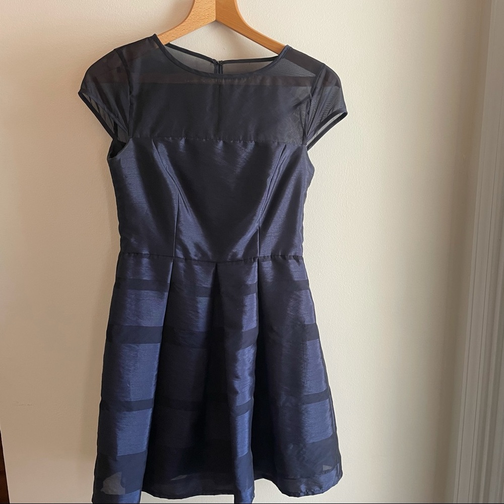 Navy Taylor Cocktail Dress Size 2